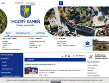 Tablet Screenshot of modrykamen.sk